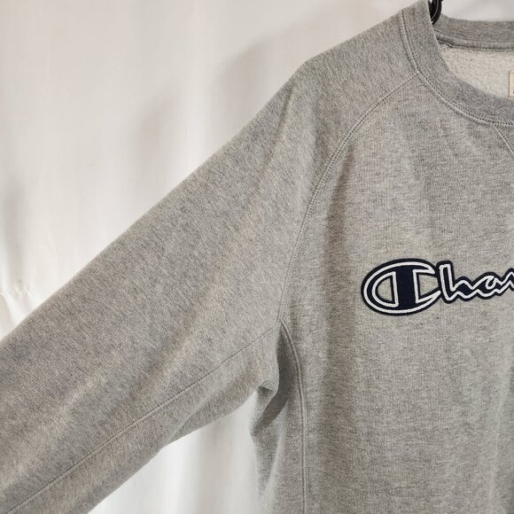 Champion Embroidered Logo Crew Neck Sweatshirt Mens Large - Picture 6 of 9